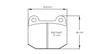 Pagid S2593 RS 14 Front Brake Pads for Lotus Elise / Exige and Opel Speedster - E259314010