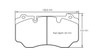 Pagid S4941 RSC 1 Front Brake Pads for Aston Martin DB9 / Vanquish / Vantage V12S - S4941C01001