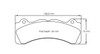 Pagid S8061 RSL 29 Front Brake Pads for Ligier JS 2R GT Car - E8061R2901