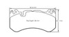 Pagid S8238 RSL 29 Brake Pads for AP Racing CP3215 D40 Calipers - S8238R29001