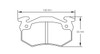 Pagid S1610 RS 42 Brake Pads - E161042010