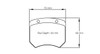 Pagid S1363 RSH 42 Rear Brake Pads for TCR Race Cars - S1363H42001