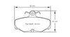 Pagid S1163 RS 42 Rear Brake Pads for Caterham Seven Range - E116342010