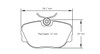 Pagid S1544 RSL 29 Front Brake Pads for BMW E30 / BMW Z1 - E154429010