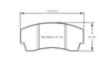 Pagid S2127 RST 3 Brake Pads for AP Racing CP3345 D44 & Alcon H type [4463] D40 / D44 / D48 - S2127T03001