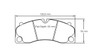 Pagid S4908 RSL 1 Front Brake Pads for Porsche 718 & 991 - S4908L01001
