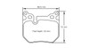 Pagid S8085 RSL 29 Rear Brake Pads for BMW 135i E82 / 3 Series E90 - E8085R2901