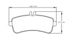 Pagid S8246 RSL 29 Rear Brake Pads for Mercedes AMG GTR / GTS & C63 AMG - S8246R29001