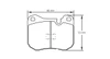 Pagid S4703 RSH 42 Brake Pads - S4703H42001