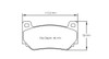 Pagid S8076 RS 14 Brake Pads for AP Racing CP7600 D46 Caliper - E8076R1401