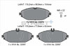 Pagid Racing Street+ Mercedes C / E-Class Front Brake Pad Set - T8010SP2001