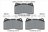 Pagid Racing Street+ Alfa Romeo 159 / 166 Front Brake Pad Set - T8017SP2001