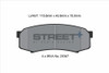 Pagid Racing Street+ Toyota Land Cruiser / Mitsubishi Pajero Rear Brake Pad Set - T8007SP2001