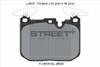 Pagid Racing Street+ BMW 1 / 2 / 3 / 4 F Series Front Brake Pad Set - T8104SP2001