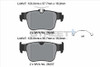 Pagid Racing Street+ VAG Mk8 Platform Rear Brake Pad Set - T8232SP2001