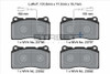 Pagid Racing Street+ Alfa Romeo Giulietta (940) Front Brake Pad Set - T8254SP2001