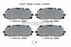 Pagid Racing Street+ Audi B9 Platform Front Brake Pad Set - T8233SP2001