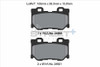 Pagid Racing Street+ Infinti / Nissan 370Z Rear Brake Pad Set - T8100SP2001