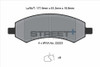 Pagid Racing Street+ Dodge / RAM Dakota Front Brake Pad Set - T8136SP2001