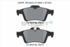 Pagid Racing Street+ Ford Focus Mk3 Rear Brake Pad Set - T8199SP2001