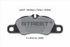 Pagid Racing Street+ Porsche 718 BOXSTER (982) Front Brake Pad Set - T8225SP2001