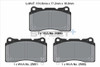 Pagid Racing Street+ Honda Civic Type R 2017-2022 Front Brake Pad Set - T8200SP2001