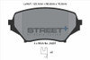 Pagid Racing Street+ Mazda Mx-5 NC Front Brake Pad Set - T8301SP2001