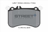 Pagid Racing Street+ Mercedes CLS / E-Class / S-Class Front Brake Pad Set - T8116SP2001