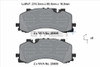 Pagid Racing Street+ Audi A6 C8 Platform Front Brake Pad Set - T8262SP2001