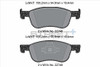 Pagid Racing Street+ Ford Fiesta Mk7 Front Brake Pad Set - T8234SP2001