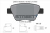 Pagid Racing Street+ VAG Golf Mk6 Platform Rear Brake Pad Set - T8080SP2001