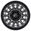 Fuel Off-Road Cycle Matte Gunmetal w/ Black Ring Alloy Wheel - 17x8.5 - 5x130 - ET30 - 71.5CB