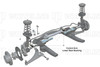 Whiteline VAG Mk5 / Mk6 Front Axle Control Arm Lower Inner Rear Bushing Kit - W53196
