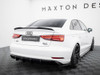 Maxton Rear Valance Audi A3 Sedan 8V Facelift (Version with single exhaust tips on one side)