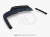 Maxton Central Rear Splitter (Vertical Bars) Audi A4 Competition B8 Facelift