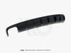 Maxton Rear Valance Audi A4 B8 Facelift (Single side dual exhaust version)