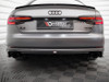 Maxton Rear Valance Audi A4 S-Line B9 (Version with single exhaust tips on both sides)