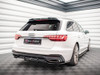 Maxton Central Rear Splitter (Vertical Bars) Audi A4 S-Line B9 Facelift Maxton Central Rear Splitter (Vertical Bars) Audi A4 S-Line B9 Facelift
