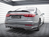 Maxton Central Rear Splitter (Vertical Bars) Audi A8 D5