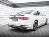 Maxton Central Rear Splitter (Vertical Bars) Audi A8 S-Line D5