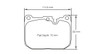 Pagid S4931 RSL 29 Brake Pads for BMW F Series 4 Pot Brake Calipers