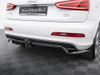 Maxton Rear Splitter (Vertical Bars) Audi Q3 S-Line 8U