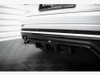 Maxton Central Rear Splitter (Vertical Bars) Audi Q8 S-Line Mk1