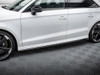 Maxton Side Skirts Diffusers V.2 Audi RS3 Sedan 8V Facelift
