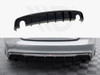 Maxton Rear Valance Audi A5 S-Line Coupe / Sportback 8T Facelift (Version with single exhausts on both sides)