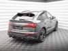 Maxton Rear Splitter (Vertical Bars) Audi SQ5 / Q5 S-Line Sportback Mk2 Facelift