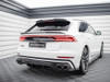 Maxton Central Rear Splitter (Vertical Bars) V.2 Audi SQ8 Mk1
