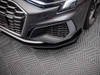 Maxton Street PRO Front Splitter V.1 + Flaps Audi S3 / A3 S-Line 8Y
