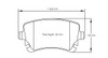 Pagid E8039 RS19 Rear Pads - Audi S4 / S5 B8 330mm