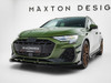 Maxton Street PRO Front Splitter V.1 + Flaps Audi S3 Sportback / A3 S-line Sportback 8Y Facelift